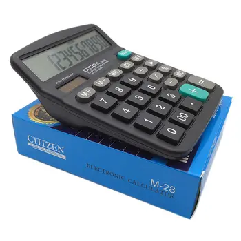 

Calculator, Standard Function Desktop Calculator Solar And Battery Powered