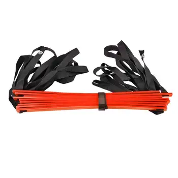 

HobbyLane 9 Rung Nylon Straps Training Ladders Agility Speed Ladder Stairs for Soccer Football Speed Ladder Fitness Equipment 5M