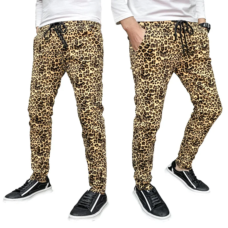 

Large Size M-5xl Large Size Flower Pants Trend Leopord Pattern MEN'S Casual Pants MEN'S Long Trousers 1608