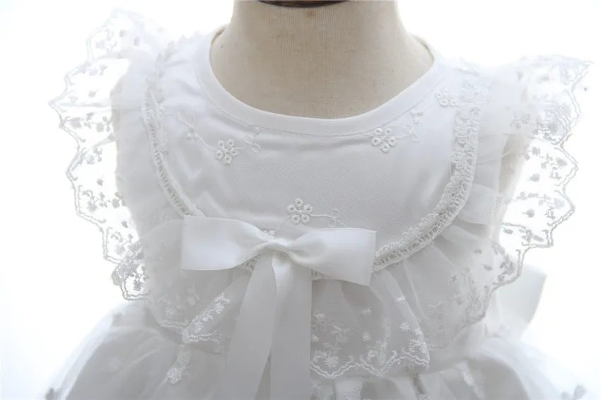 HAPPYPLUS/детское кружевное платье принцессы для крещения; платье для маленьких девочек на свадьбу; рождественские платья; От 1 до 2 лет на крестины для девочек на день рождения