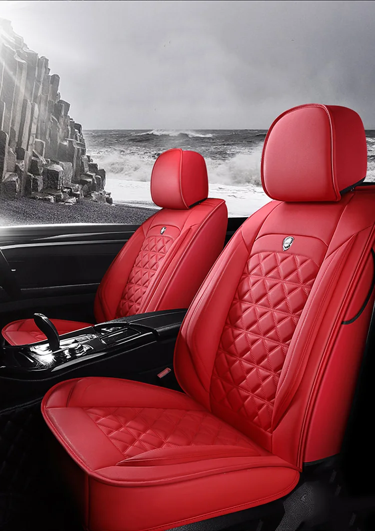 Universal car seat cover leather for bmw e34 e36 e46 e60 e87 e90 e91