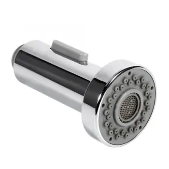 

Kitchen Sprayer Head Chrome Finish Dual-mode Pull Out Spray Head Home Kitchen Faucet