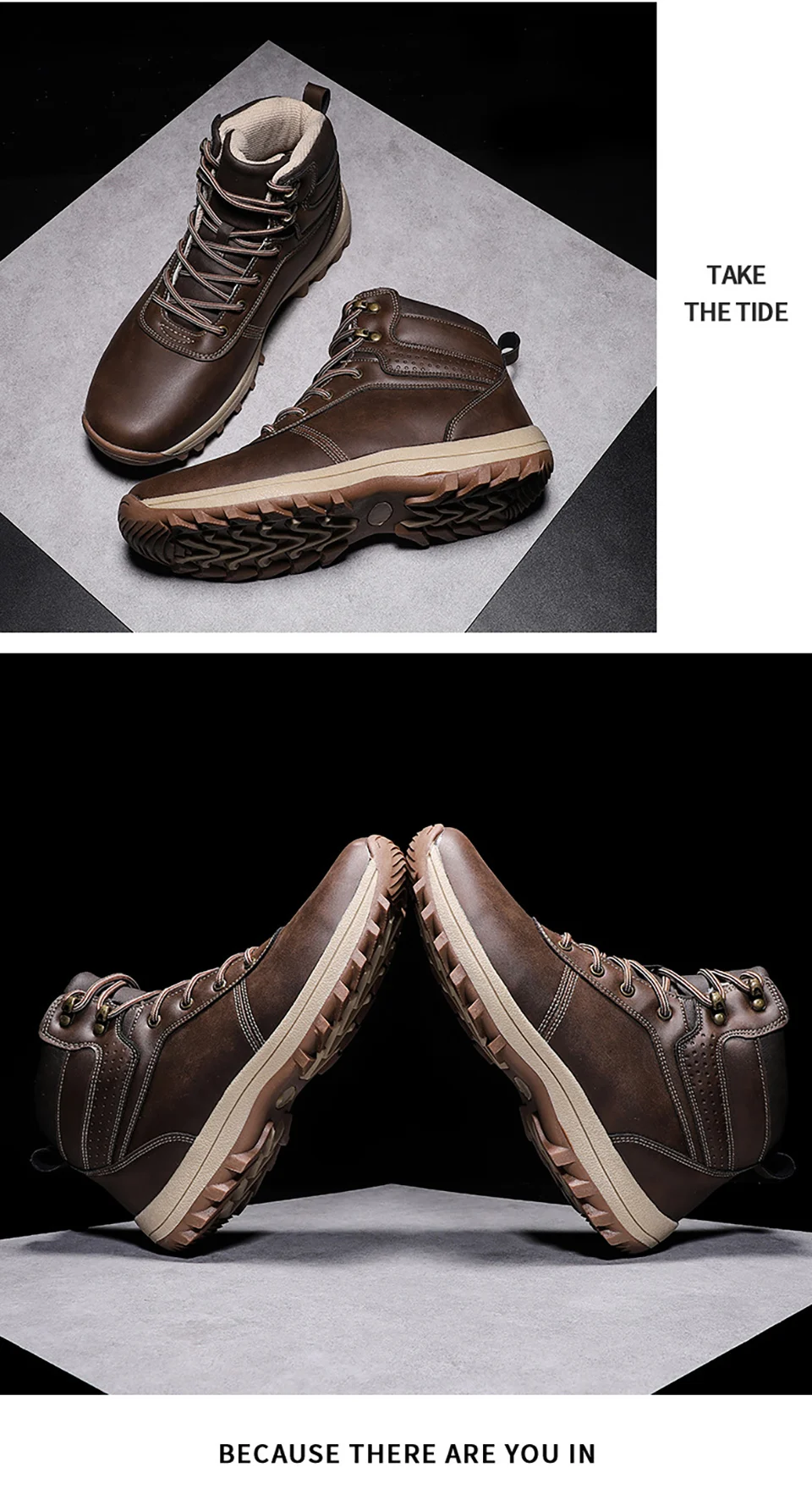 39-48 мужские ботинки брендовые удобные модные ботинки кожаные# NX859