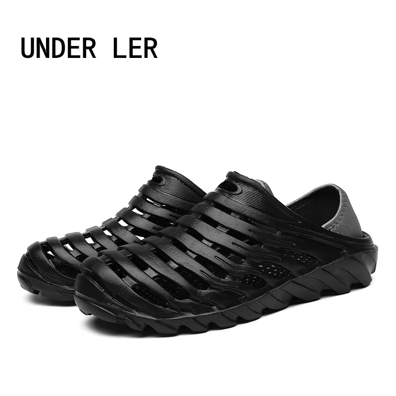 Nylon pagar Compuesto Sandalias de verano para deportes de playa para hombre y mujer, zapatos sin  cordones, zuecos tipo Crocs, D046, 2020|Zapatillas| - AliExpress