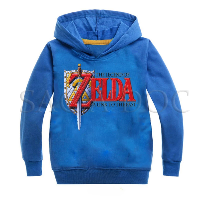 Hoodies 16 Легенда о Зельде толстовки для маленьких мальчиков и девочек Детский свитер для малышей Детская весенне-осенняя Повседневная Верхняя одежда, пальто - Цвет: Hoodies 16