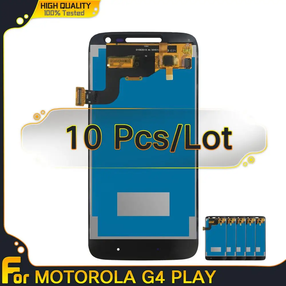 10 шт. lcd для Motorola Moto G4 Play XT1603 XT1601 XT1604 XT1602 дисплей с сенсорным экраном дигитайзер сборка сменные детали для ЖК-экрана