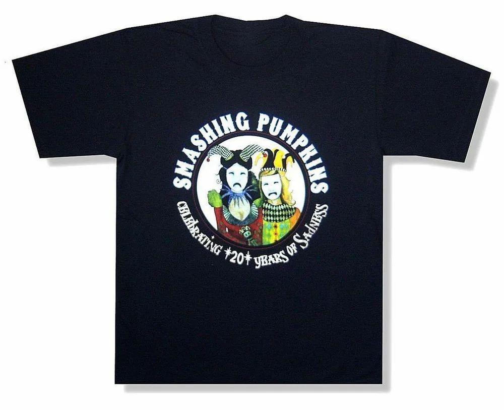Smashing Pumpkins 20 лет грусти 2008 Тур Черная футболка новая официальная хлопковая Футболка Высокое качество Повседневная печать
