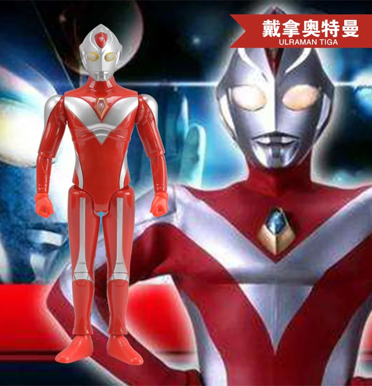 Модель робота Ultraman обучающая детская игрушка Ultraman светильник включает в себя светильник, звуковую музыку и более подвижные шарниры красочные B