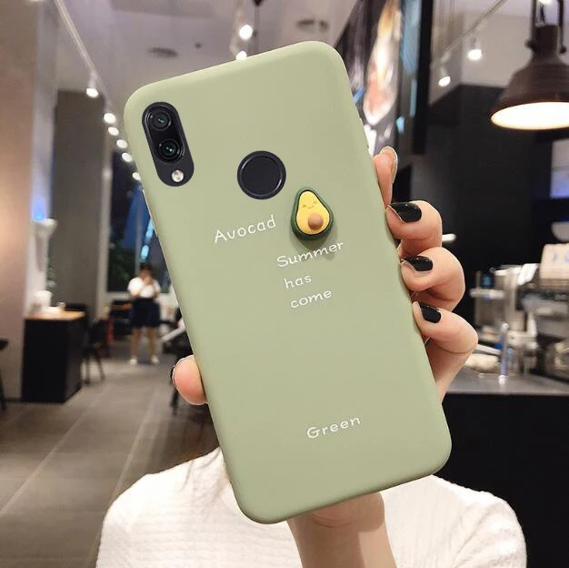 Lamocase мультяшный 3D чехол для телефона с авокадом для Xiaomi Redmi Note 7 3S 4X 4A 5 5A 6 6A 7 7A Pro Go карамельный цвет мягкий чехол из ТПУ