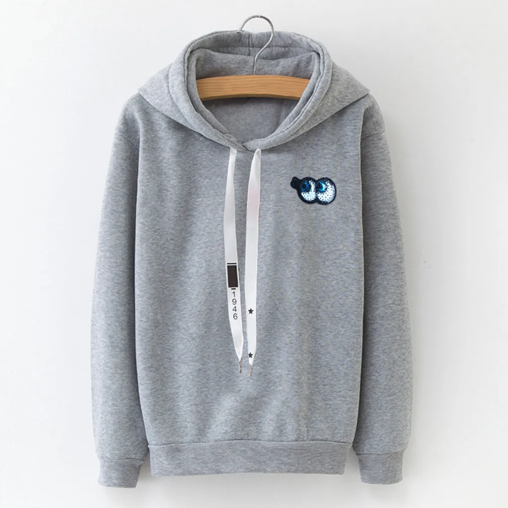 Autumn Winter Hoodies Women Brand Female Long Sleeve Solid Color Hooded Sweatshirt Hoodie Tracksuit Sweat Coat Sportswear