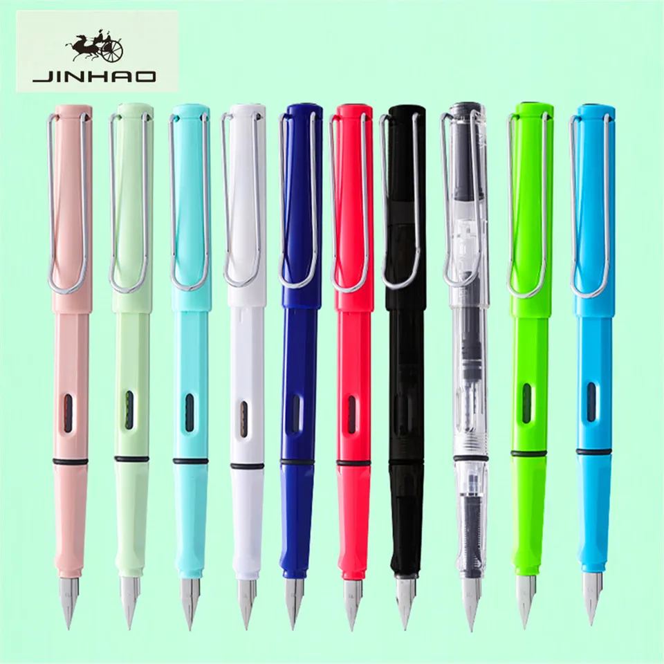 Beautiful fashion Jinhao 599 colour student office stationery Fountain Pen New