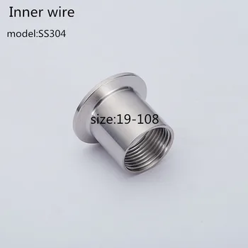 

Sanitary SS304 stainless steel quick-install inner wire clamp type inner thread fast joint chuck sleeve Tri Clamp Clover Female