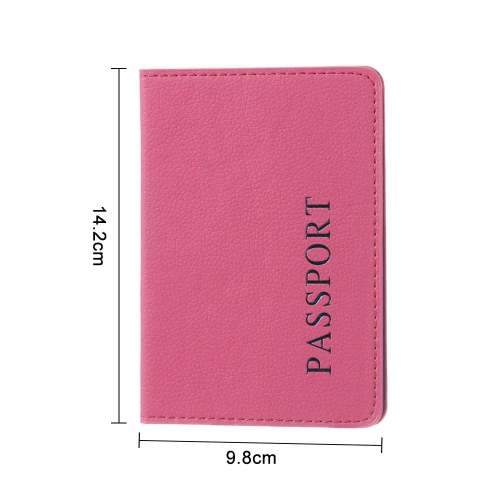 Portable Travel Passport Cover Protector Wallet Business Card Case Soft Passport Holder Ticket Holder Package Travel Accessories