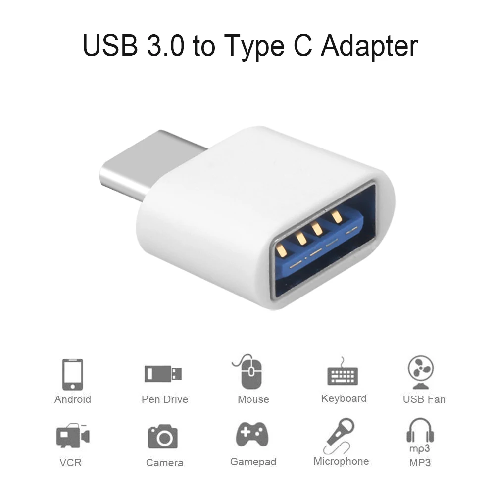kebidu USB Type-C OTG Cable Adapter Type C USB-C Converter Female to Male for Android Phones Newest | Компьютеры и офис