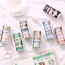 W0015 хипстер КПК 7 том набор мини-художественная и художественная ручная работа Чжан клейкая бумага материал основа-васи лента