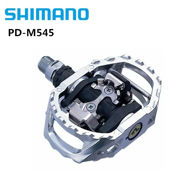 PD-M545 Shimano, велосипедные SPD PD-M545, MTB, внедорожные, спортивные, без клипса, педали, 9/16 дюймов, SM-SH51, Шимано, детали для велосипеда с оригинальной коробкой Shimano - Цвет: PD-M545