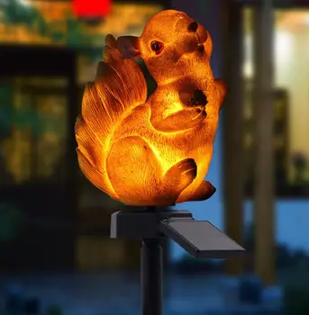 

Waterproof Squirrel LED Solar Lawn Garden Light for Outdoor Yard Garden Landscape Lighting Decoration illumination Light