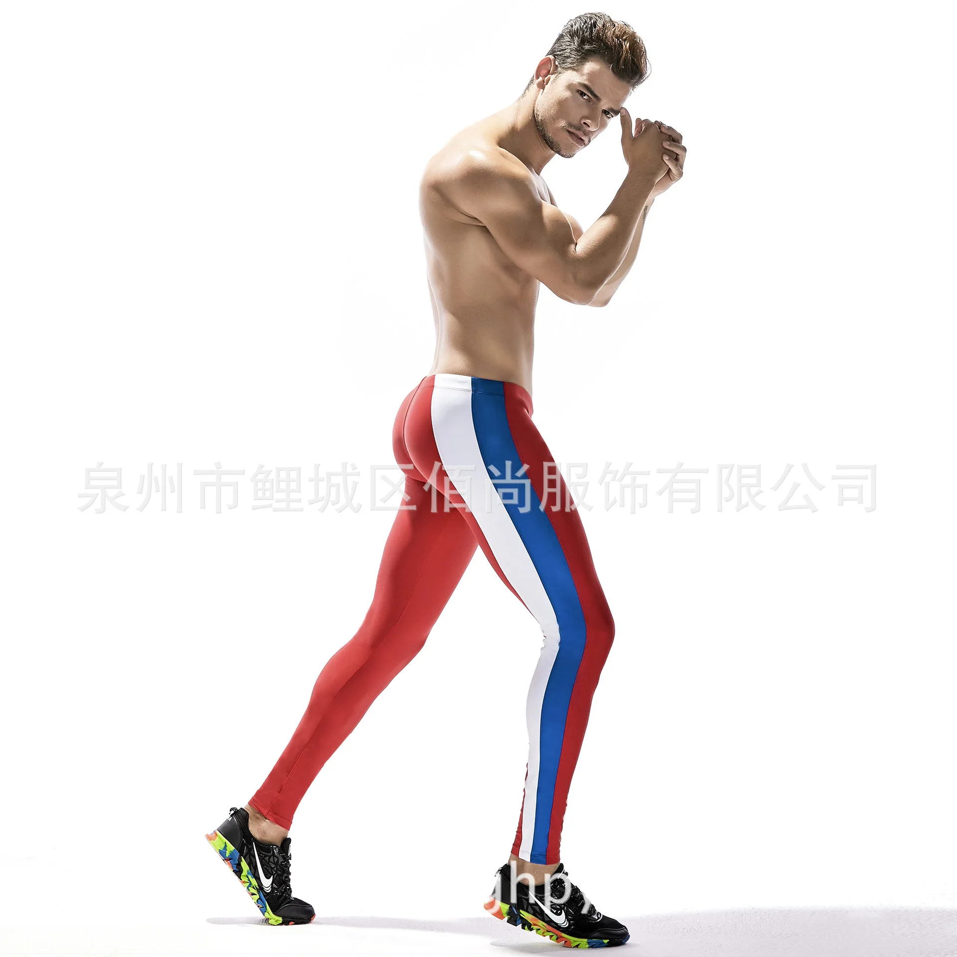 

Tauwell FOR MEN'S Tight Trousers Sports Fitness Slim Legs Soft Reduction Comfortable Breathable Track And Field Pants