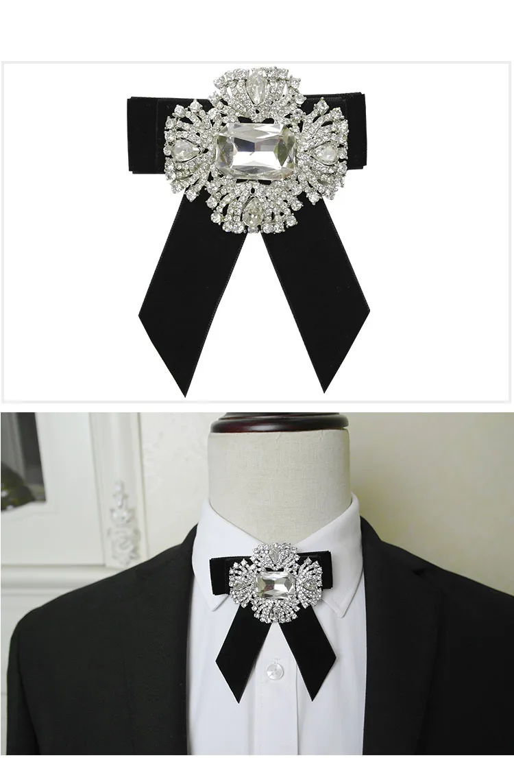 Free shipping New fashion man male handmade Bow tie married groom groomsmen wedding host ceremonies annual meeting shirt tie