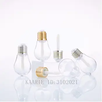 

1/2/5pc 9ml Silver Light Bulb Lip Glaze Tube Lip Gloss Bottle Lipgloss Tube Refillable Container Empty Makeup DIY Lip Glaze Tube