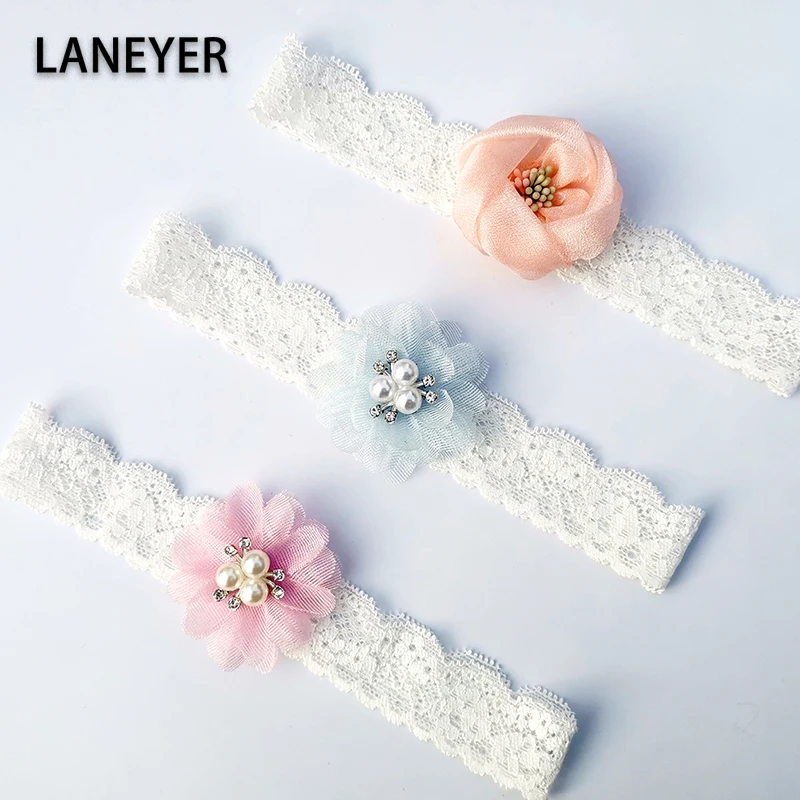 Повязка на голову для новорожденных с цветами|Аксессуары волос| |