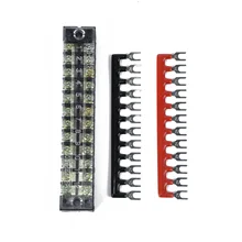 12 позиций клеммный блок Барри полосы распределения питания шины бар 100A 660V