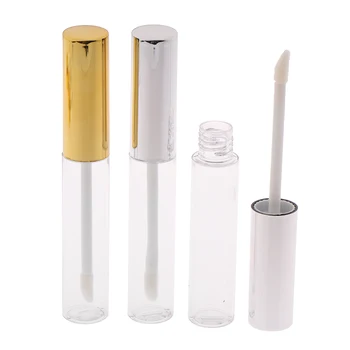 

5Pcs 10ml Lip Gloss Empty Bottle Tube Travel Gloss Empty Clear Containers New