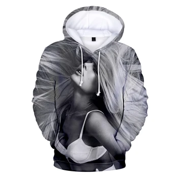 

Ariana Grande winter fashion 3D hooded sweatshirt women's men pullover 3D hooded comfortable casual ladies sexy sportswear tops