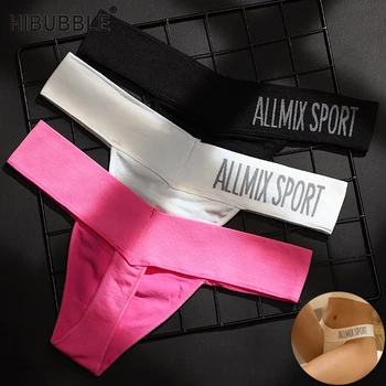 

Latest Sport Style Thong Sexy Low Waist Seamless G String Women Cotton Underpants Fashion Tanga Briefs Underwear Panties T Back