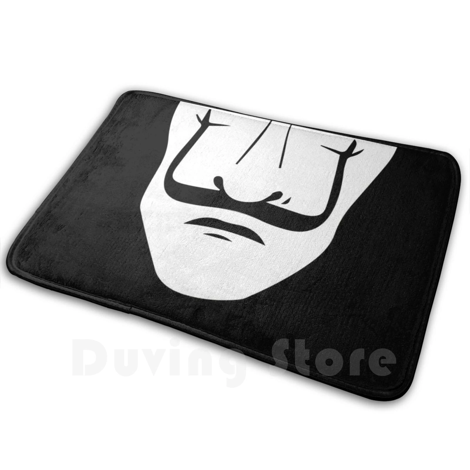 Dali Black Carpet Mat Rug Carpet Anti Slip Floor Mats Bedroom Artist Dali Moustache Tokyo Berlin Lisbon Teacher House Paper Mat Aliexpress