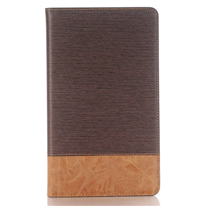 brown Деловой кожаный чехол для samsung Galaxy Tab S4 10,5 ''T830 T835, чехол для планшета с подставкой, смарт-чехол Tab S4/Card Solt+ подарок - Цвет: brown