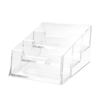 

1PC Business Card Holder Acrylic Organizer Name Card Storage Case for School