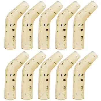 

10pcs Portable Durable Fishing Hook Anti-tangle Sleeves Color Small Bent Line Aligner Carp Angling Tackle Supplies