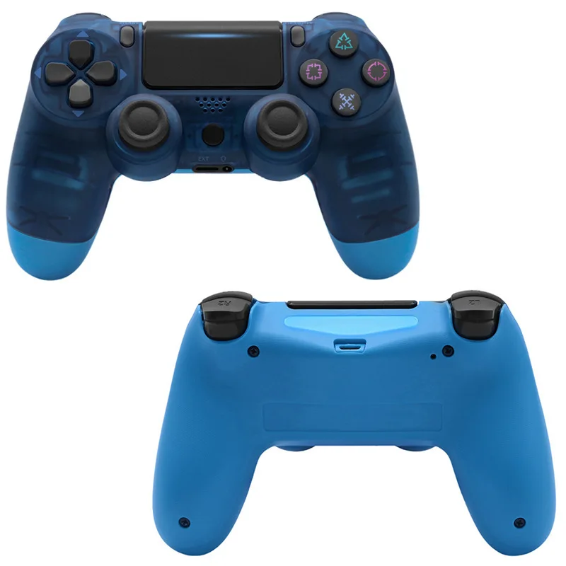 Для PS4 нейтральный Bluetooth 4,0 игровой контроллер заряда 4 для PS4 беспроводной геймпад с световой панелью - Цвет: Белый