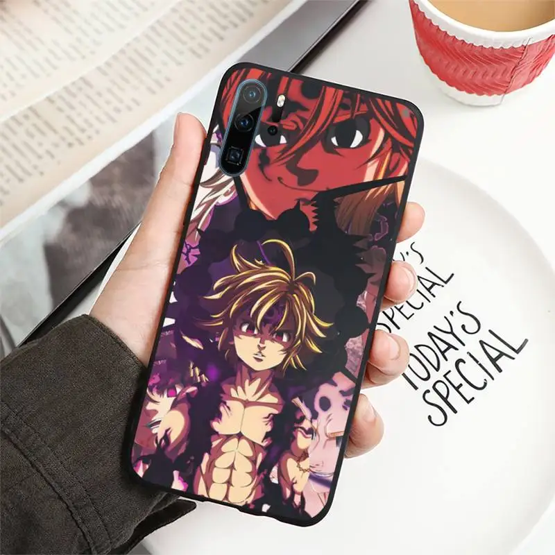 silicone case for huawei phone Nanatsu No Taizai 7 Chết Người Tội Lỗi Ốp Lưng Điện Thoại Huawei P20 P30 P40 Lite Pro P Thông Minh 2019 huawei silicone case