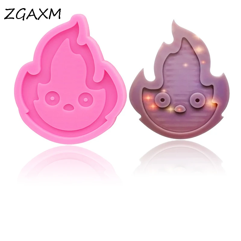 

LM 346 Soot sprite Polymer Clay mold Keychains UV & Epoxy Resin Kawaii Molds Shiny DIY silicone resin shaker the Silica gel mold