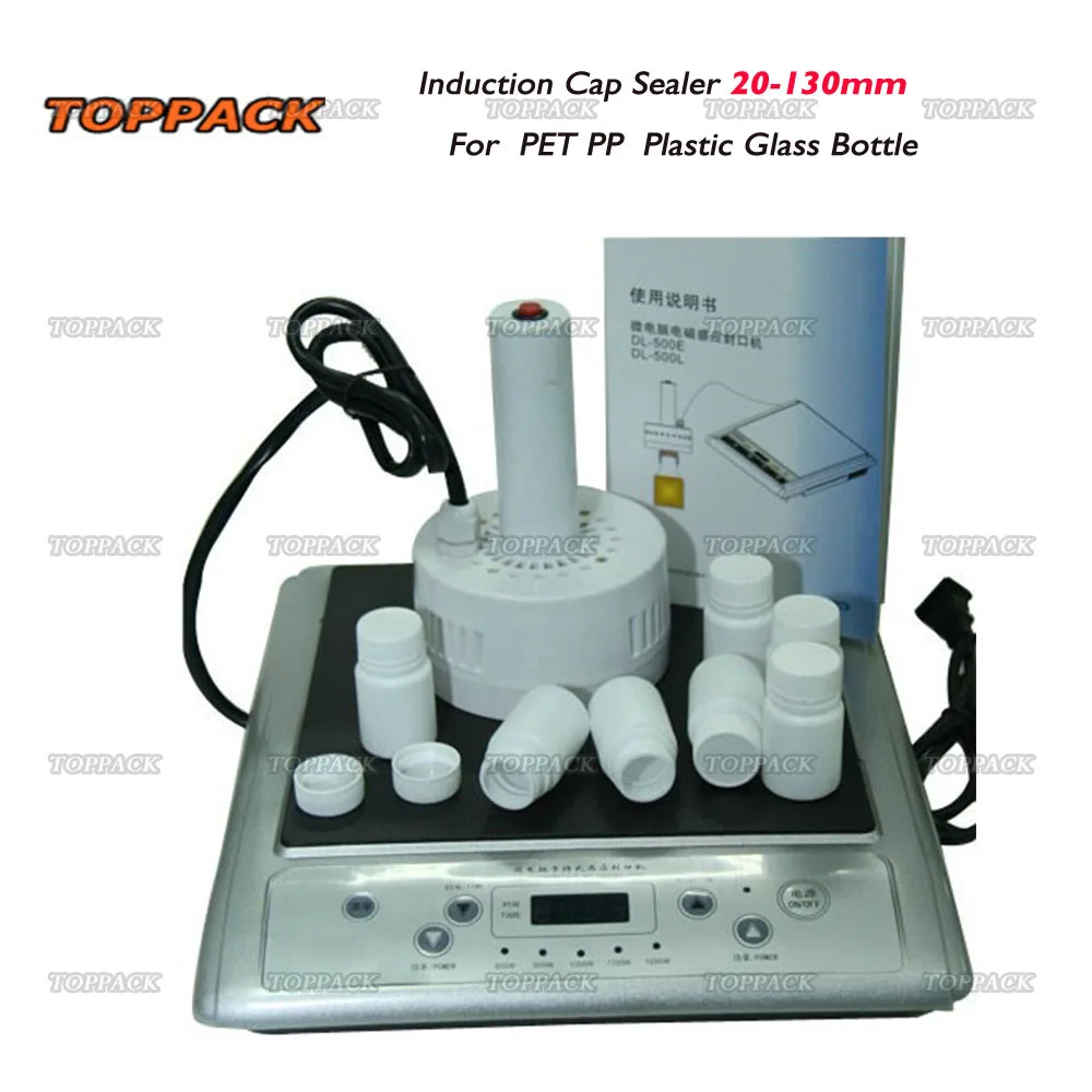 Microcomputer Induction Bottle Cap Sealer 20-130mm Handheld Heat Sealing Machine with Counting Function for Plastic Glass Bottle
