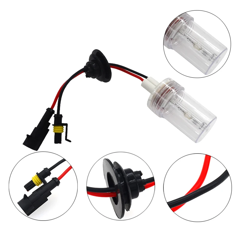 HIDLT 1 Set 12V Car Light Xenon Kit 150W H1 H3 H7 H11 9005 9006 D2H Xenon Bulbs 4300K 6000K 5000K 8000K HID Slim Ballast Kit (6)