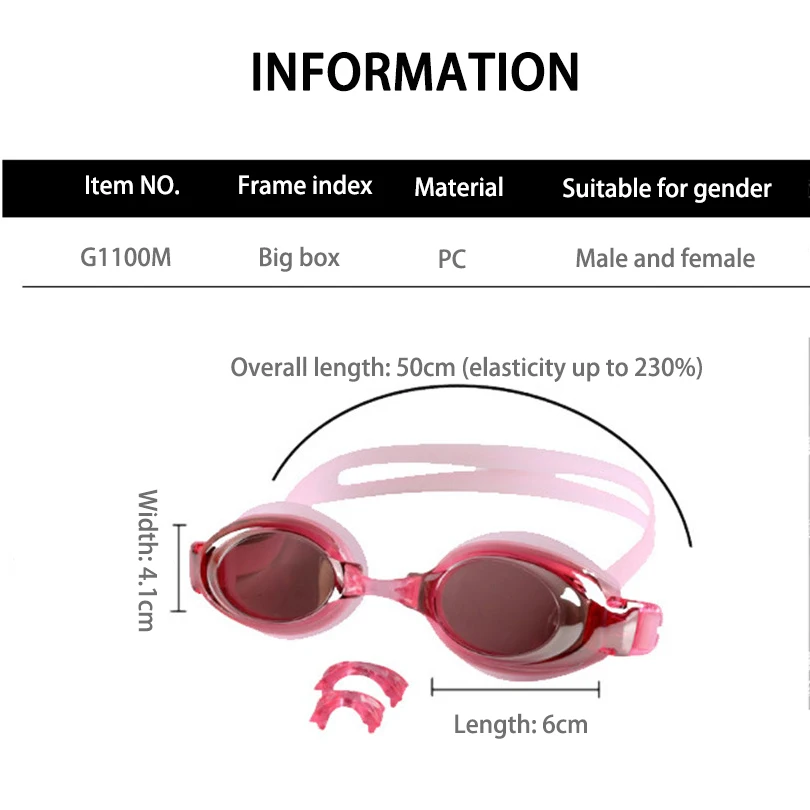 Оптическая близорукость плавательные очки 200-800 градусов Силиконовые противотуманные водная диоптрия плавательные очки для мужчин и женщин очки по рецепту