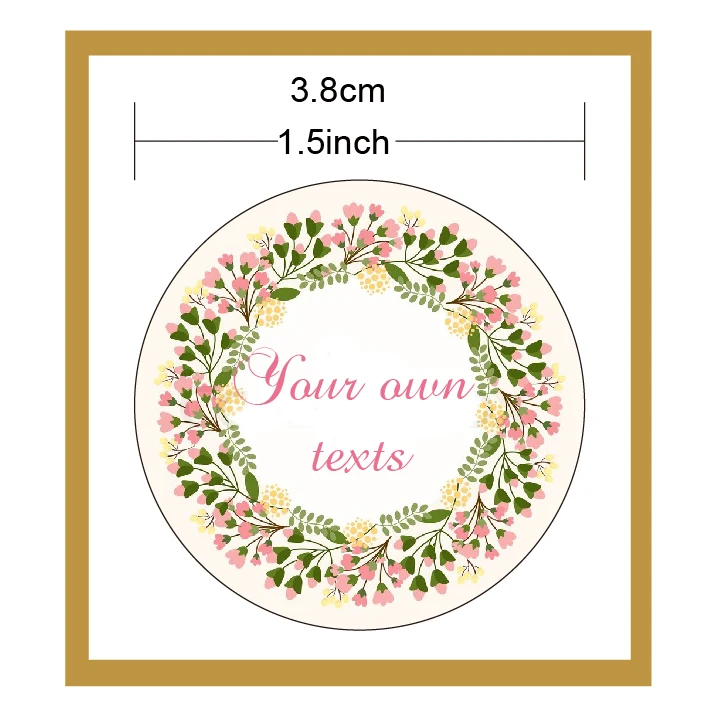 1 5 дюйма круглый цветочный венок из изысканных свежих розовых цветов и Свадебная