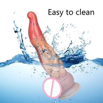 Huge Dildo Realistic Strapon Adult Sex Toys For Women Sexual Animals Dragon Penis Vagina Butt Plug Masturbation Adults Products 5