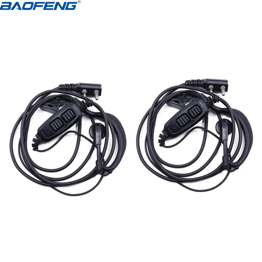 Baofeng Accessories Original Dual Ptt Baofeng Headset Earpiece With Mic For Baofeng Uv82 Uv 82