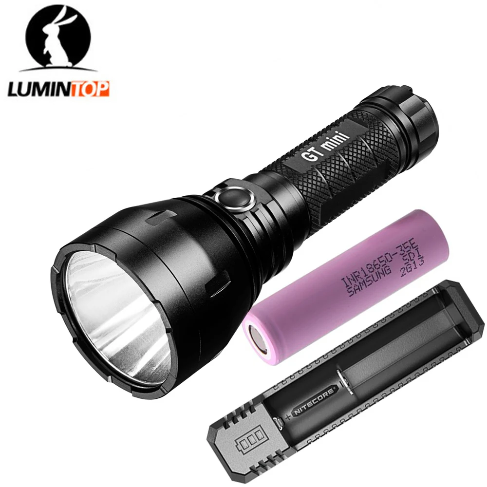 Светодиодный фонарь Lumintop GT mini Long Rang 17 Вт 4.5A CREE XHL CW max 1200 люмен дальность луча 750 м 135