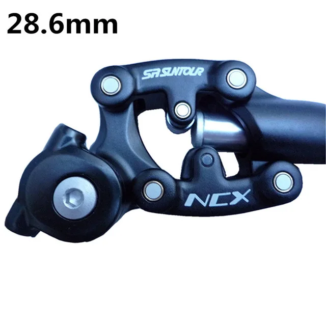 black 28.6 SR Suntour NCX велосипед подвески подседельный 400 мм* 27,2/28,6/30,0/30,1/30,4/30,8/31,6/33,9 велосипедный Подседельный штырь w/Чехол - Цвет: black 28.6