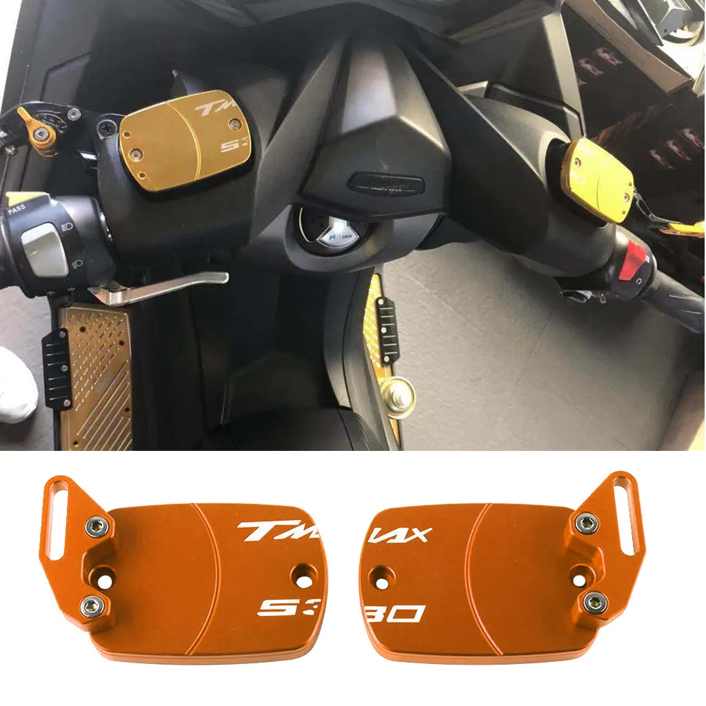 

Mult Color Oil Cover Cup Tank Motorcycle Brake Clutch Fluid Tank Oil Cup Cover Cap For Yamaha TMAX 500 Aluminum Alloy CNC#P10
