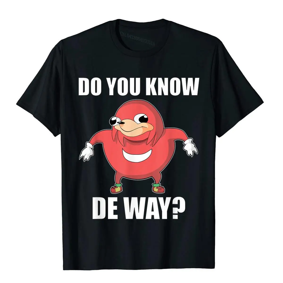 Do You Know The Way Ugandan Knuckle Shirt Funny Meme T-Shirt__A10098black