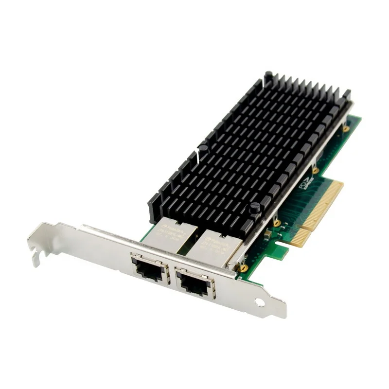Duplo do Porto Placa de Rede Placa de Servidor x8 para o Servidor Pcie Gigabit Ethernet X540 10000 m Pci Express 8x Lan 10g 10gbe Rj45 Nic 10