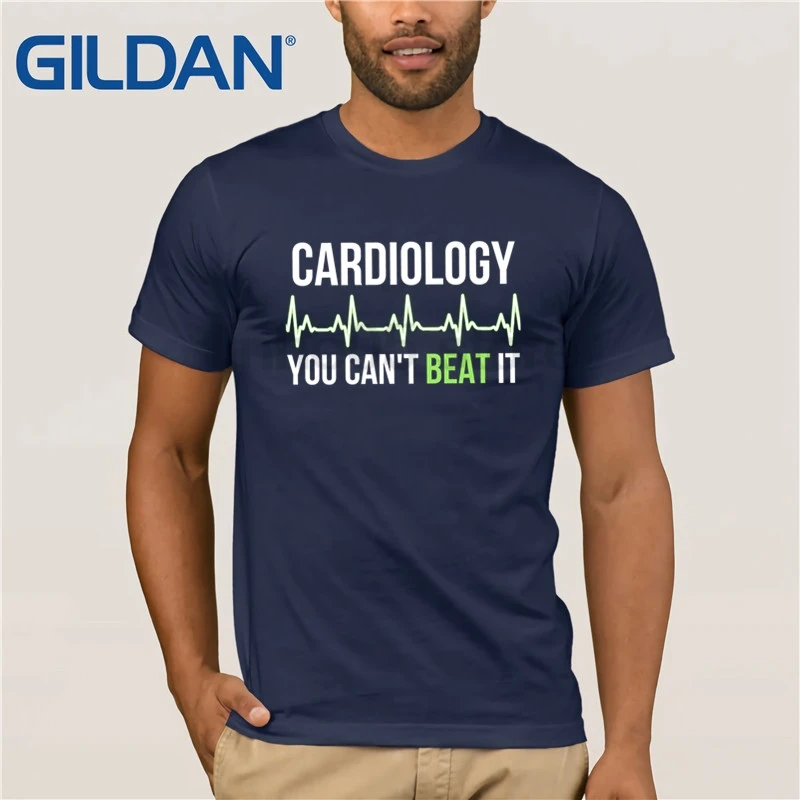 

Cardiology You Can't Beat It Gift For Cardiologist T Shirt T-shirt Clothes Popular T-Shirt Crewneck 100% Cotton Tees