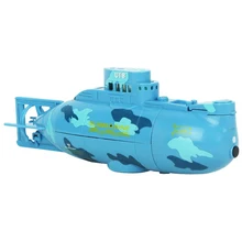 RC готов к запуску мини подводная лодка Модель Катера высокой мощности 3,7 в большая модель подводная лодка на радиоуправлении Игрушка на открытом воздухе с пультом дистанционного управления