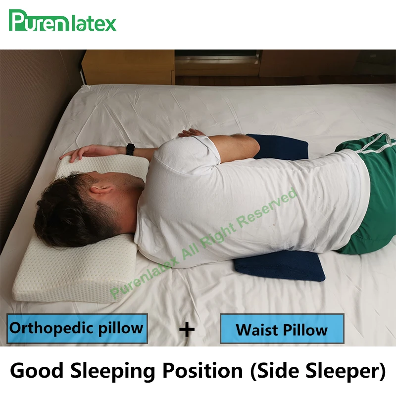 travesseiro ortopédico de espuma de memória travesseiro para dormir no dor nas costas estômago